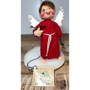 Annalee Christmas Angel Doll With Red Robe 7116 With Tags & Org Bag